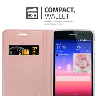 Huawei ASCEND P7 lommebokdeksel etui (rosa)