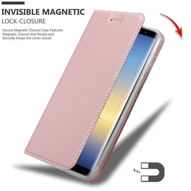 Samsung Galaxy NOTE 8 lommebokdeksel etui (rosa)