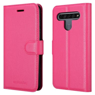 LG K61 Deksel Etui Case (rosa)