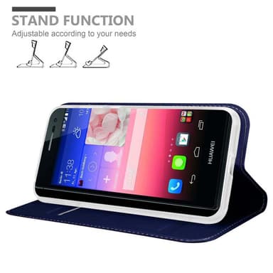 Huawei ASCEND P7 lommebokdeksel etui (blå)