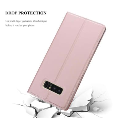 Samsung Galaxy NOTE 8 lommebokdeksel etui (rosa)