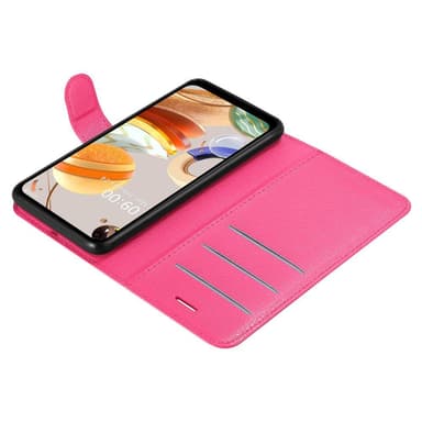 LG K61 Deksel Etui Case (rosa)