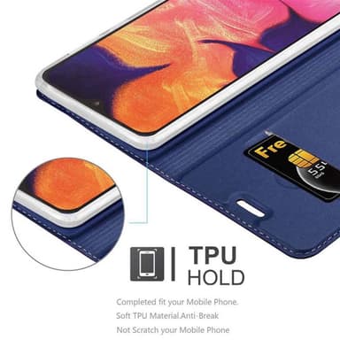 Samsung Galaxy A10 / M10 lommebokdeksel etui (blå)