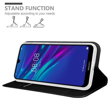 Huawei Y6 2019 lommebokdeksel etui (svart)