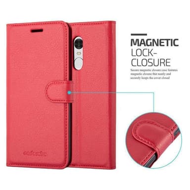 Xiaomi RedMi NOTE 4 Deksel Etui Case (rød)