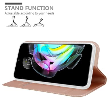 Motorola EDGE 20 lommebokdeksel etui (rosa)