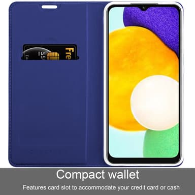 Samsung Galaxy A13 5G lommebokdeksel etui (blå)