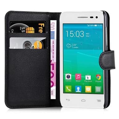 Alcatel OneTouch POP S3 Deksel Etui Case (svart)