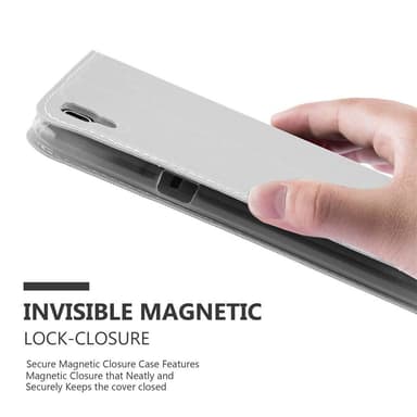 LG X POWER lommebokdeksel etui (sølv)