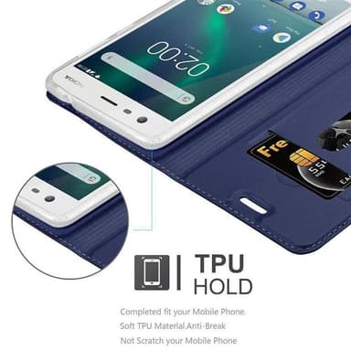 Nokia 2 2017 lommebokdeksel etui (blå)