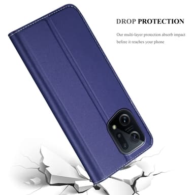 Oppo FIND X5 lommebokdeksel etui (blå)