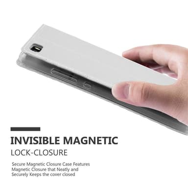 Huawei P8 LITE 2015 lommebokdeksel etui (sølv)