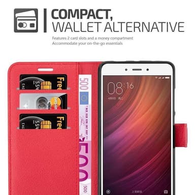Xiaomi RedMi NOTE 4 Deksel Etui Case (rød)