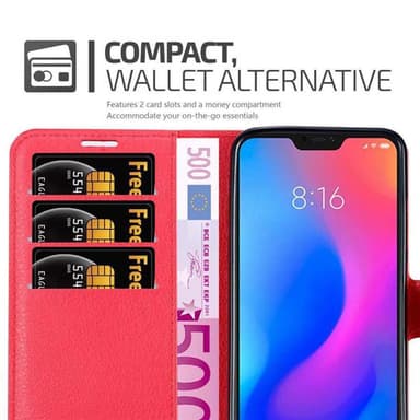 Xiaomi Mi A2 LITE / RedMi 6 PRO Deksel Etui Case (rød)