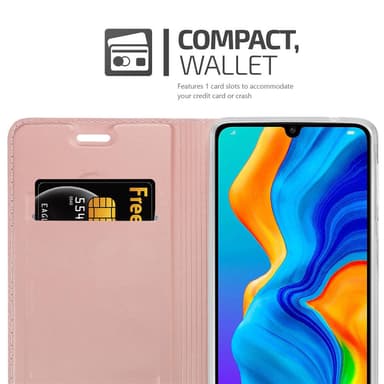 Huawei P30 LITE lommebokdeksel etui (rosa)