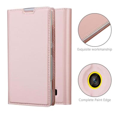 Nokia Lumia 520 / 521 lommebokdeksel etui (rosa)