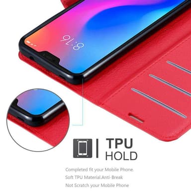 Xiaomi Mi A2 LITE / RedMi 6 PRO Deksel Etui Case (rød)