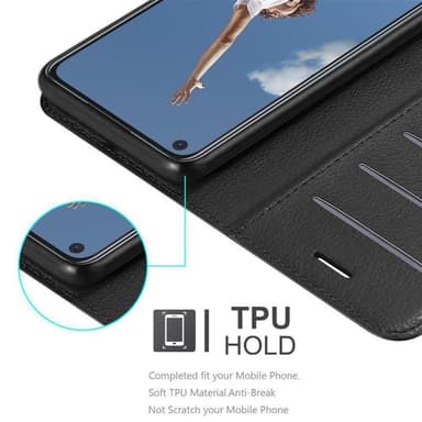 Oppo A52 Deksel Etui Case (svart)