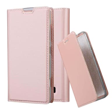 Nokia Lumia 520 / 521 lommebokdeksel etui (rosa)