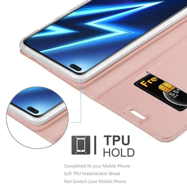 Realme 6 PRO lommebokdeksel etui (rosa)