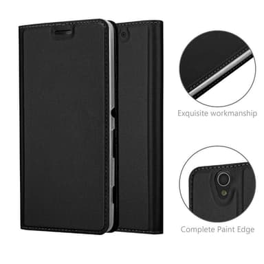 Sony Xperia C4 lommebokdeksel etui (svart)