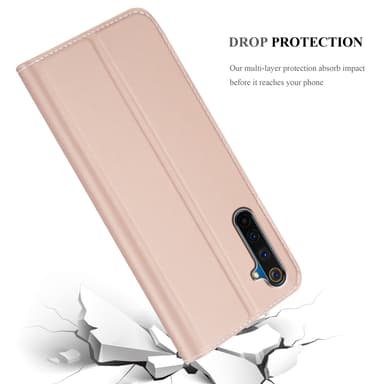 Realme 6 PRO lommebokdeksel etui (rosa)