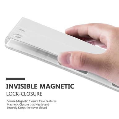 Sony Xperia M5 lommebokdeksel etui (sølv)
