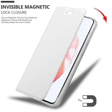 Samsung Galaxy S21 5G lommebokdeksel etui (sølv)