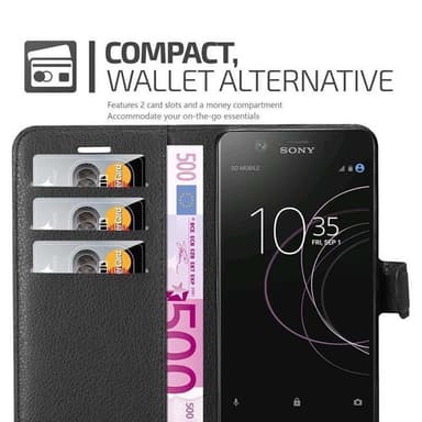 Sony Xperia XZ1 Deksel Etui Case (svart)
