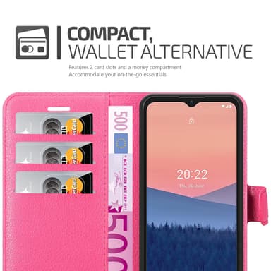 Nokia C21 Deksel Etui Case (rosa)