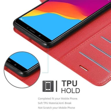 Honor 7C / Huawei Y7 2018 Deksel Etui Case (rød)