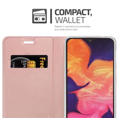 Samsung Galaxy A10 / M10 lommebokdeksel etui (rosa)