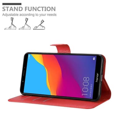 Honor 7C / Huawei Y7 2018 Deksel Etui Case (rød)