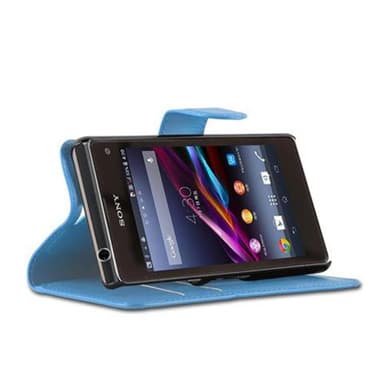 Sony Xperia Z1 COMPACT Deksel Etui Case (blå)