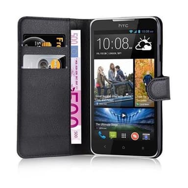 HTC Desire 316 / 516 Deksel Etui Case (svart)