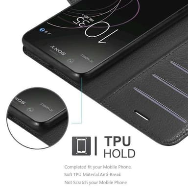 Sony Xperia XZ1 Deksel Etui Case (svart)