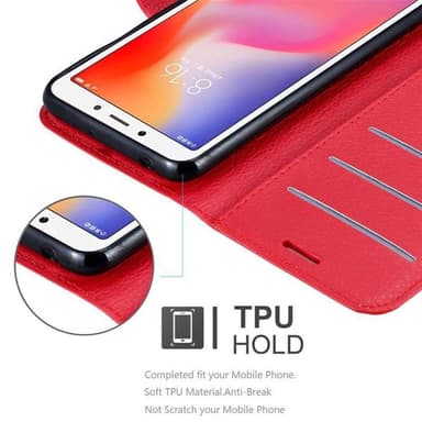 Xiaomi RedMi 6 Deksel Etui Case (rød)