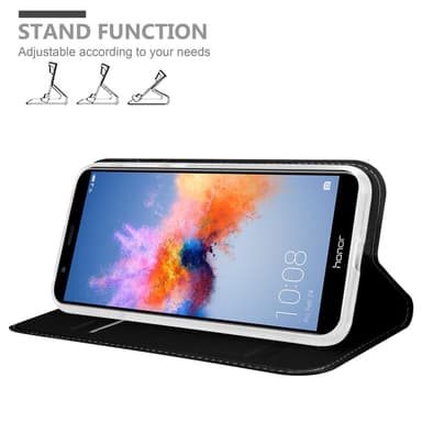 Honor 7X lommebokdeksel etui (svart)