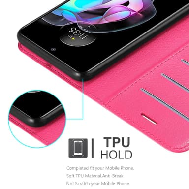 Motorola EDGE 20 Deksel Etui Case (rosa)