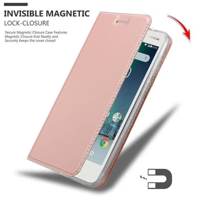 Nokia 2 2017 lommebokdeksel etui (rosa)