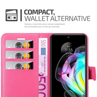 Motorola EDGE 20 Deksel Etui Case (rosa)