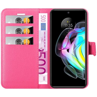 Motorola EDGE 20 Deksel Etui Case (rosa)