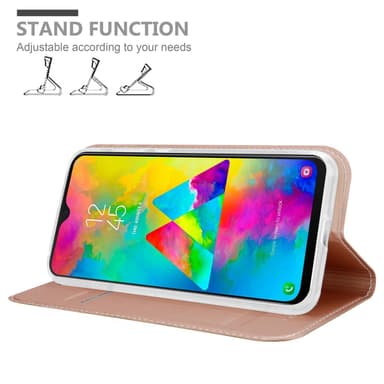 Samsung Galaxy M20 lommebokdeksel etui (rosa)