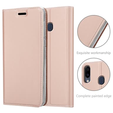 Samsung Galaxy M20 lommebokdeksel etui (rosa)