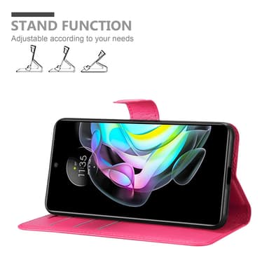 Motorola EDGE 20 Deksel Etui Case (rosa)