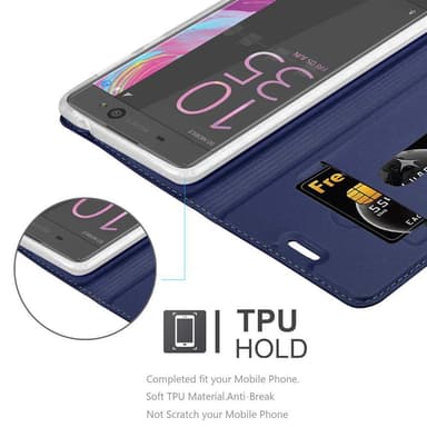 Sony Xperia XA lommebokdeksel etui (blå)
