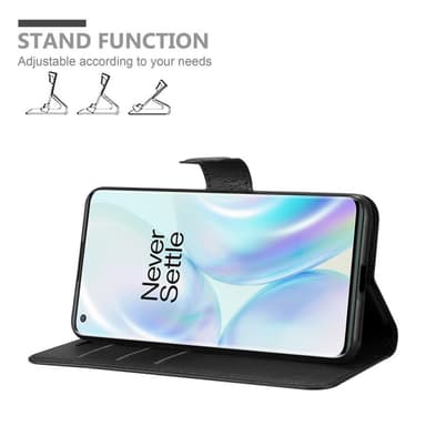 OnePlus 8 PRO Deksel Etui Case (svart)
