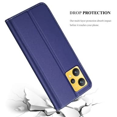 Realme 9 4G / 9 PRO+ lommebokdeksel etui (blå)