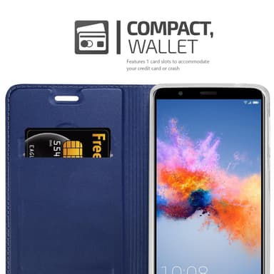 Honor 7X lommebokdeksel etui (blå)