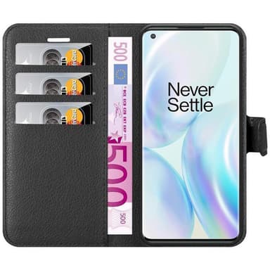 OnePlus 8 PRO Deksel Etui Case (svart)